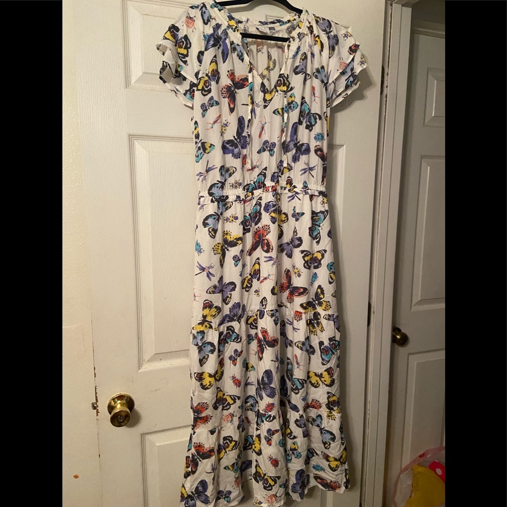 Butterfly Maxi dress